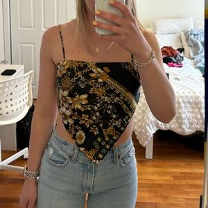 Princess Polly scarf tie back top